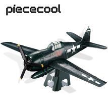 Piececool 3D Metal Puzzle Grumman F6F Hellcat Model Kits For Teens - £32.11 GBP