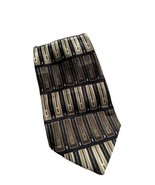 Bergamo New York Men&#39;s Necktie Multicolor Pure Silk Hand Made - £11.76 GBP