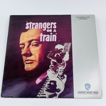 Strangers on a Train LaserDisc Alfred Hitchcock Movie Extended Play Excellent Co - £5.11 GBP