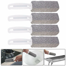 4X Pumice Stone Cleaner Scouring Handle Toilet Bathroom Heavy Duty Stain Remover - £23.71 GBP