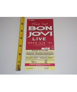 BON JOVI 1996 CONCERT GIG TOUR TICKET Jon OPEN AIR &#39;96 GERMANY Richie Sa... - $9.98