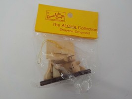 Lanakila Crafts Wood Nativity Christmas Ornament Aloha Collection Souvenir Nip - $9.99