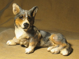 Ron Hevener Cardigan Corgi Dog Figurine - $100.00