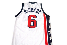 Tracy McGrady #6 Team USA Men Basketball Jersey White Any Size image 2