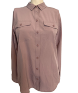 NWT  Eddie Bauer Purple Departure Shirt LS Roll Tab Collared Size S - €28,33 EUR