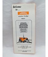 Vintage Michigan Welcome To Howard Johnsons Motor Lodge West Brochure - $12.03