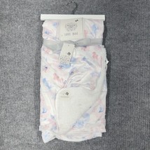 Love Bug Cozy Baby Blanket White Floral Reversible Sherpa Fleece Soft 30x40 NWT - £21.59 GBP