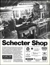 Schecter Guitar Research Custom Repair Work Shop 1982 advertisement b/w print ad - £3.38 GBP
