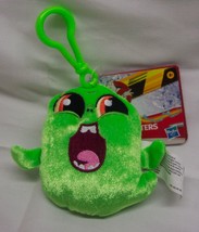 Ghostbusters Slimer Green Ghost Plush Stuffed Animal Keychain Clip 4" New Hasbro - $14.85