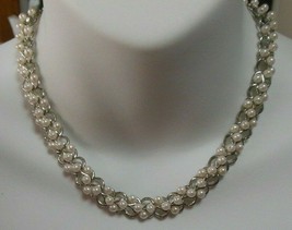 Vintage Signed Richlieu Faux Pearl luster Necklace - £17.33 GBP