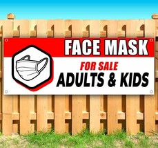 Face Mask For Sale Adult &amp; Kids Advertising Vinyl Banner Flag Sign Many Sizes - £18.69 GBP+