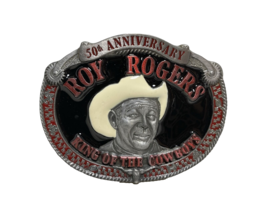 Roy Rogers Belt Buckle  &quot;King of the Cowboys&quot; 50th Anniversary  Limited Edition - £28.48 GBP