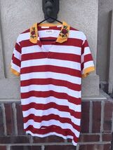 Men's FWRD Rugby Denim Embroidered Rose On Each Colar Shirt Size L Pakis... - $32.67