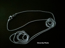 Bead Chain Anklet or Necklace (1.5mm*) - Sterling Silver - Made in Italy  [TN] - £13.31 GBP+