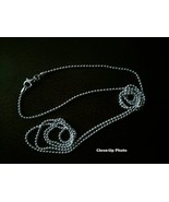 Bead Chain Anklet or Necklace (1.5mm*) - Sterling Silver - Made in Italy... - £13.20 GBP+