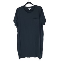 J. Crew Factory Womens Short Sleeve T-Shirt Dress Black XXL - £9.90 GBP