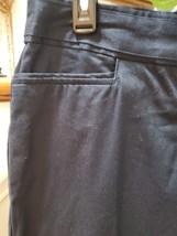 Sag Harbor Womens Blue Solid Cotton Casual Crop Length Stretch Capri Pants 14P - £27.65 GBP