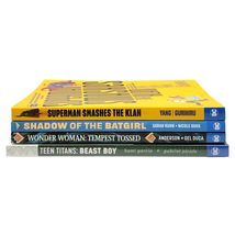 4 Young Adult Graphic Novel Lot Beast Boy Superman Wonder Woman Batgirl ... - £30.95 GBP