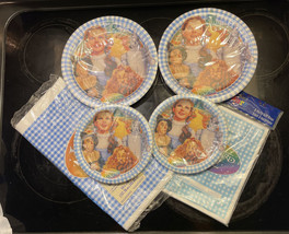 Wizard of Oz Party Supplies Dinner Dessert Plates Gift Bags, Tablecover Nice New - £30.37 GBP