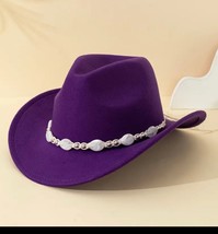 New Purple Cowgirl Hat- - $25.00