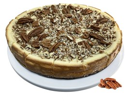 Andy Anand Gourmet Sugar Free Caramel Pecan Cheesecake 9&quot; &amp; Greeting Card 2 lbs - £47.24 GBP