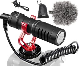 Movo VXR10 Universal Shotgun Microphone for DSLR Camera Smartphone iPhone - $33.83