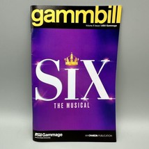 Six Gammbill Playbill National Tour 10/2022 Arizona Gammage - $9.00