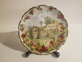 Royal Albert - 25th Anniversary Edition Old Country Roses Plate 1986 - £29.83 GBP