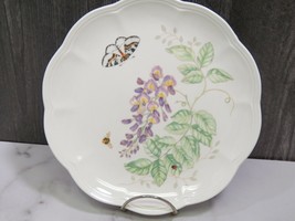 Lenox Butterfly Meadow Dinner Plates 9&quot; Purple Wisteria - $11.88