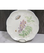 Lenox Butterfly Meadow Dinner Plates 9&quot; Purple Wisteria - $11.88