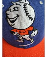 New Era 59FIFTY NY Mets Hat Mr. Met Mascot Fitted Cap Size 7 Blue Orange... - $24.25