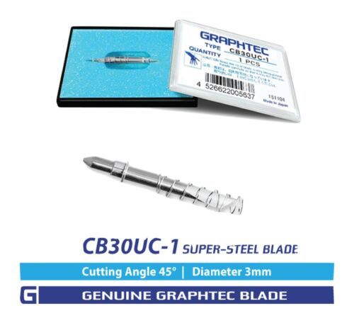 Graphtec CB30UC-1 Super-Steel Blade - 45°/3mm for flatbeds; FC2250, FCX2... - $88.78