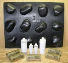 24 River Rock Molds & DIY Supply Kit Make 1000s of Stones For Pennies, Fast Ship image 2