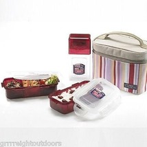 Lock & Lock, Water Tight Lunch Box Set with Water Bottle, HPL754SP, Total 2.8-cu - $26.72
