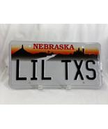 LIL TXS Vintage Vanity License Plate Nebraska Personalized Auto Man-Cave... - $1,705.64 MXN