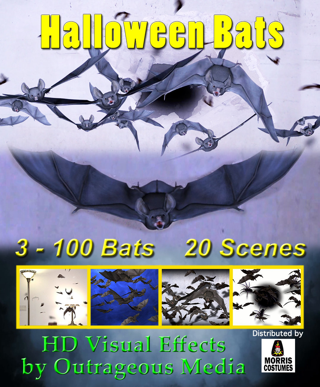 Bats scenes USB flash drive - $29.95