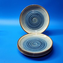 Ocean Mist 8¼” Stoneware Salad Plates by Essential Home - Set Of 4 - BRAND NEW - £25.55 GBP