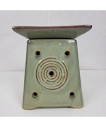 Scentsy Warmer Model P014 Full Size Olive Green Retired Rare Asian Japanese - £18.12 GBP