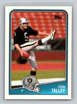 Stan Talley #332 1988 Topps Los Angeles Raiders RC - $1.79