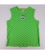 The Disney Store Women&#39;s Tank Top Small Green Teal Blue Polka Dot Mickey... - £9.80 GBP
