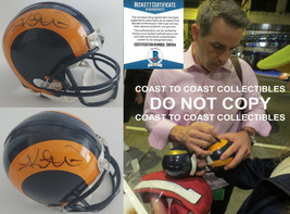 Kurt Warner SB MVP autographed St Louis Rams mini helmet COA proof Beckett BAS - £158.26 GBP