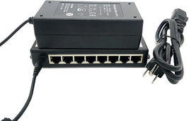 8-Port Passive Power over Ethernet Poe+ Injector Adapter with 48V 65W Po... - $41.75