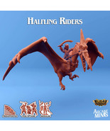 3D Printed Sordane Publishing - Halfling Rider 3 28 32mm D&D - €21,02 EUR - €23,55 EUR