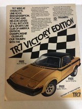 1976 Triumph TRZ Vintage Print Ad Advertisement pa21 - $7.91