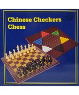 Wooden Chess and Chinese Checkers 2-in-1 Set - £16.23 GBP