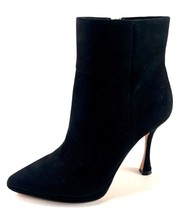 Vince Camuto Pitonnda Black Suede Leather High Heel Dress Ankle Bootie Size 5 - £67.91 GBP