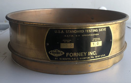 FORNEY  1.00&quot;BS8F Test Sieve Opening 25mm/1.0” USA Standard Testing Sieve - $49.00