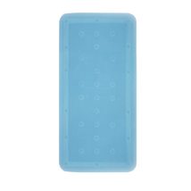 Dundee Deco Shower Mat with Suction Cups - 35&quot; x 17&quot;, Classic Light Blue... - £25.43 GBP