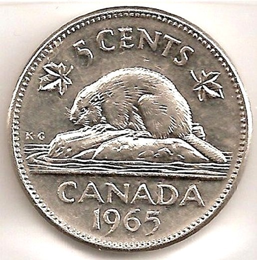 Primary image for Canada Five Cents 1965 Roll