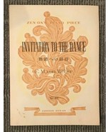 Zen-on&#39;s Piano Piece Invitation to the dance C.M.von No. 62 Japanese She... - £7.43 GBP